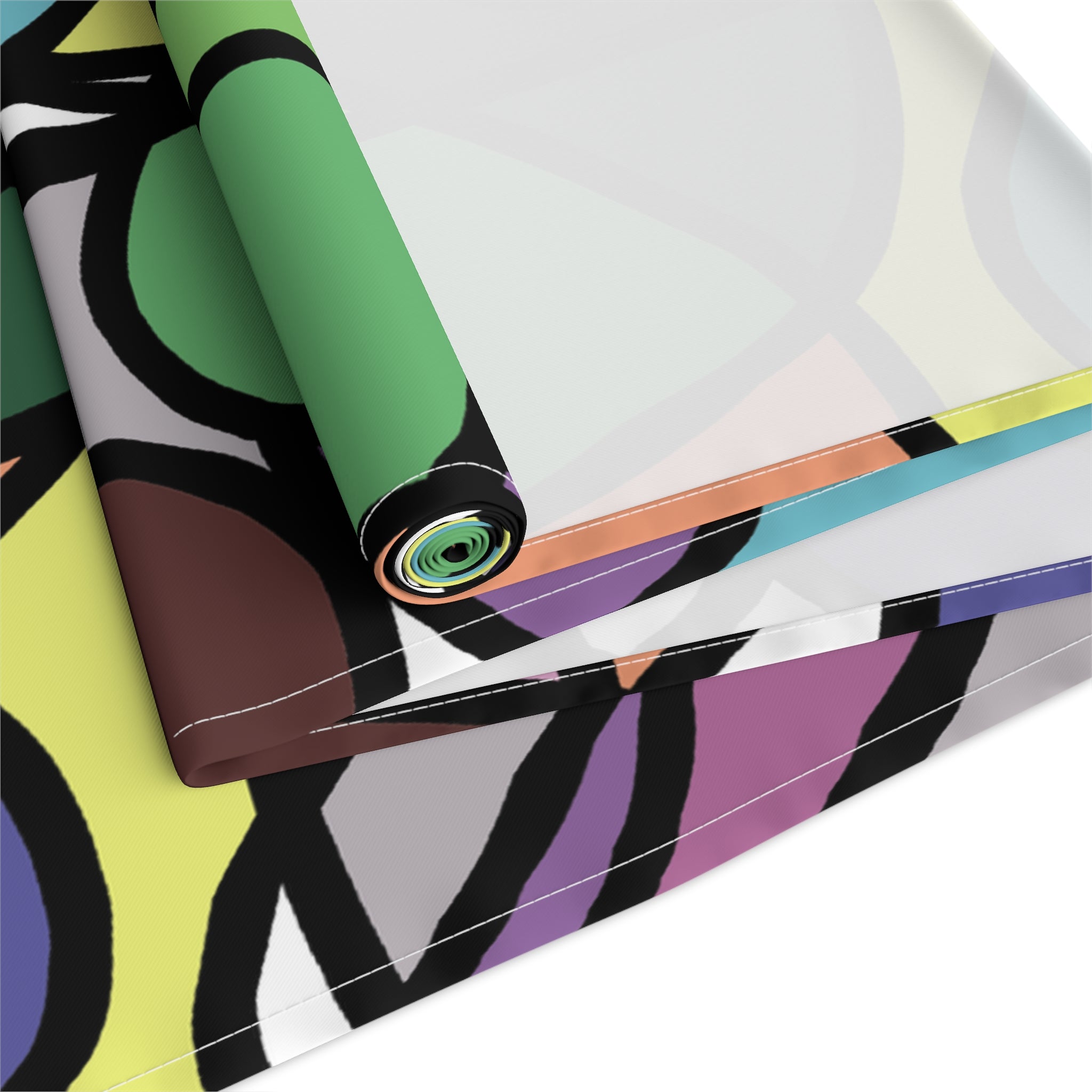 Color Carnival -Table Runner with Original Art by Ori Dinur