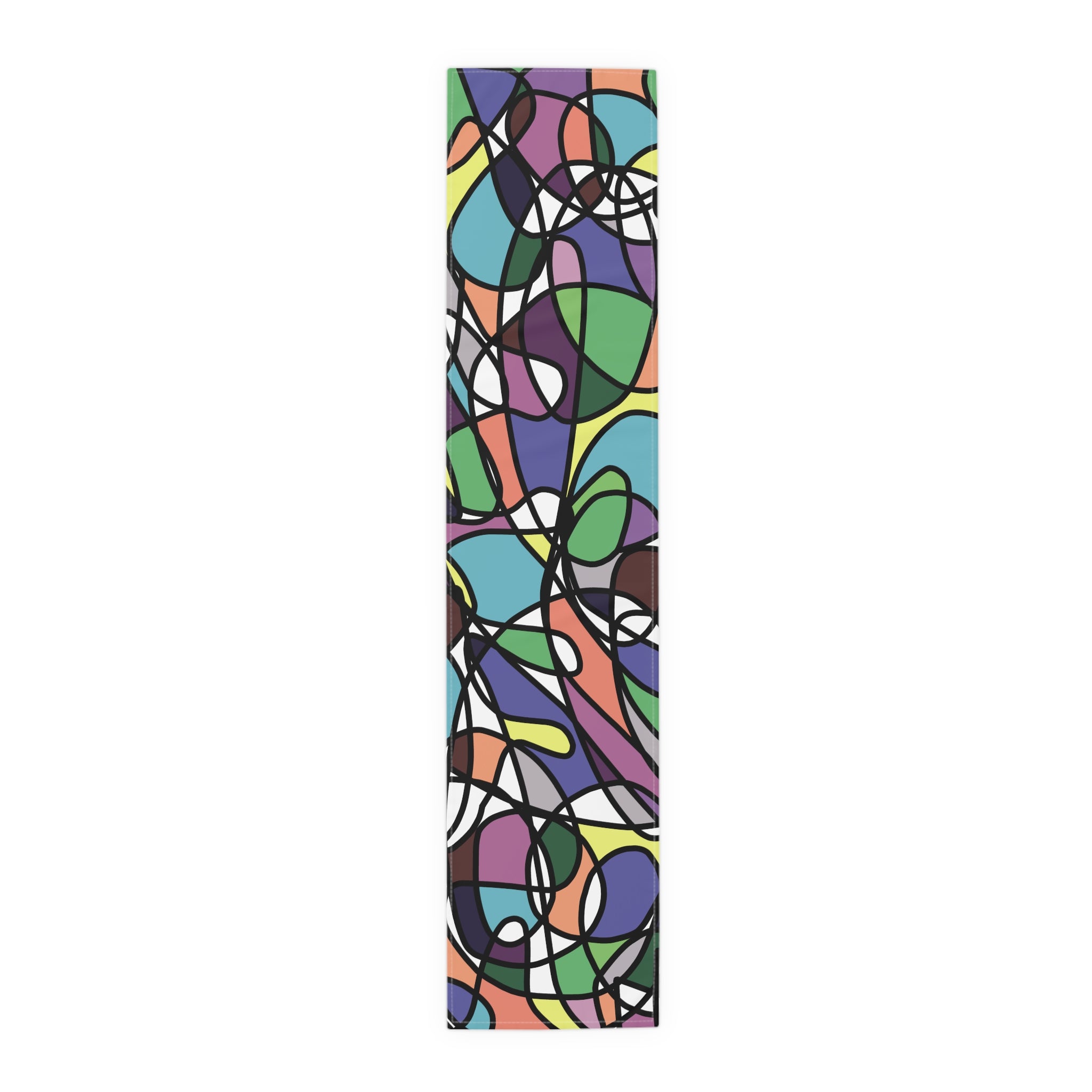 Color Carnival -Table Runner with Original Art by Ori Dinur