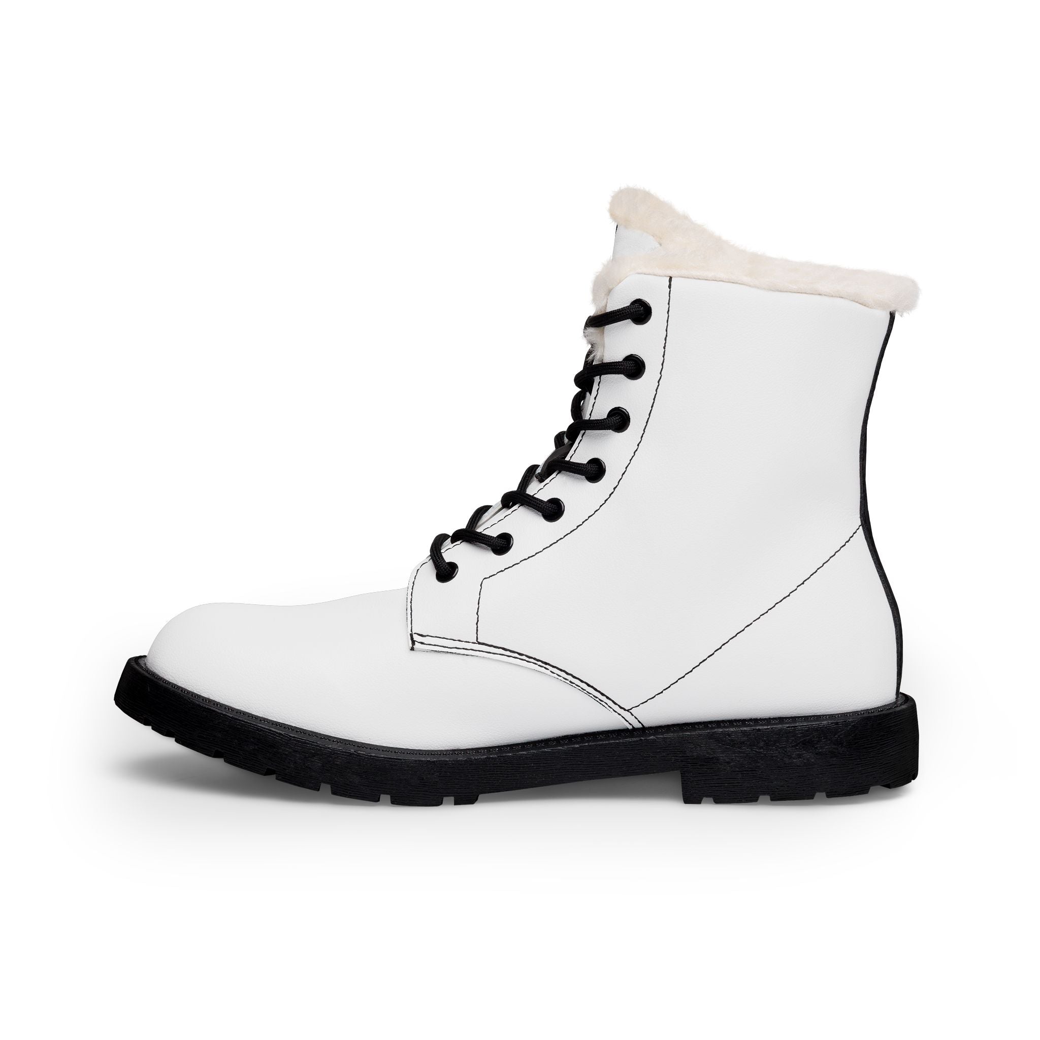 Flowery Lines Combat Boots - Original Art Print