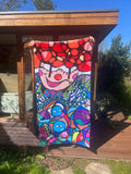 Clowning Around Beach Towel - Original Art Print